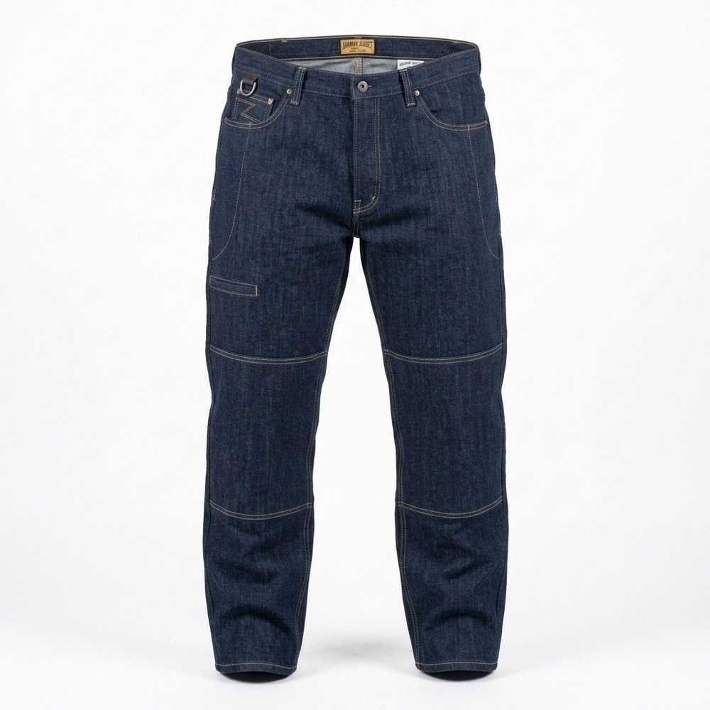 Diamond Gusset Defender Kevlar Motorcycle Jeans 40x30 -Tag 22x31 Mislabeled Blue